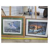 Dashing Through the Snow & Bird Print