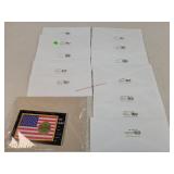 78 Stamped Collector Envelopes in Sealed Packs