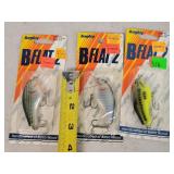 3 Bagley B-Flatz Fishing Lures