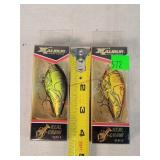 2- X-Calibur Real Craw Fishing Lures