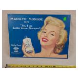 12x16 Marilyn Monroe Embossed Tin Sign