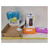 Fridge Containers, Can Opener, & Furn. Coasters