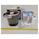 Presto  Deep Fryer & Black & Decker Chopper