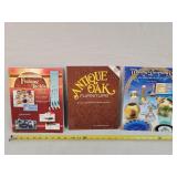 Tackle, Antique Oak, & Wheeling Collector Books