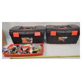 2 B&D Toolbox Boxes & Misc Electrical Items