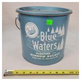 Frabills Blue Water Metal Minnow Bucket