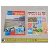 1962 & 1967 MN Twins Scorecard Programs