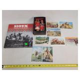 Indian Post Cards, Book, Dolls, & Colored Card