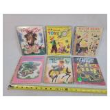 6- 1950's Children's Little Golden Books