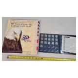US 50 State Quarter Map & Quarter Collection