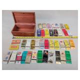 Vintage Empty Advertising Match Books