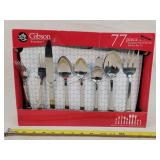 77 Pc Gibson Silverware Set- 12 Place