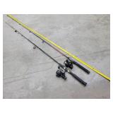 Zebco & South Bend Rod & Reel Combos 72'