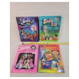 3- Barbie & 1 Disneyland Collector Books
