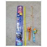 Zebco Rod & Reel Set & 2- Kids Combos