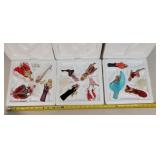 3- Sets of Marilyn Monroe Collector Ornaments