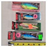 4 Rapala 4' - 5.5' Fishing Lures