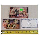 2010 US Presidential $1 Proof Coin Set