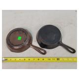 2- #3 Cast Iron Skillets