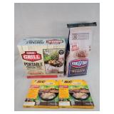 Small Charcoal Grill, Charcoal, & Flame Disc