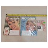 3- Vintage Magazines w/ Marilyn Monroe Inside