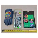 Vintage Superman Kids Gloves & Batman pieces