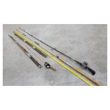 Vintage Bamboo, Game Fish, Eagle Claw Rods