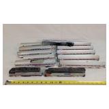 HO Amtrack & Amcoach Engines & 11 Cars - Played