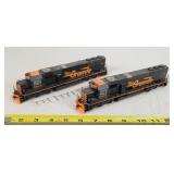 2- Athearn HO EMD SD50 Diesel Locomotives