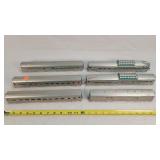 6- HO California Zephyr Train Cars