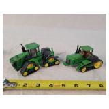 2- 1/64 John Deere Track Tractors