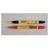 2- Adv. Minneapolis Moline Mechanical Pencils