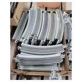 80+ pcs of HO Played Train Track
