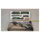 Played HO John Deere Train Set