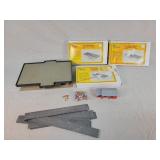 HO Amtrak Building, Bridge Sets, & People