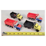 4- Greenlight 1/64 Mack & International Trucks