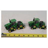 2- 1/64 John Deere Track Tractors