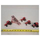 5- 1/64 Played Case IH Farm Toys