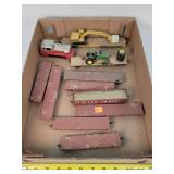 HO Cat & Other Flat Cars & Santa Fe Switch Engine