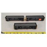 3- HO Train Coal Cars