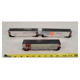3- HO Train Coal Cars