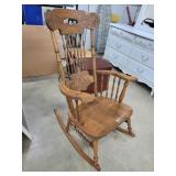 Antique Quartersawn Rocker 42"H