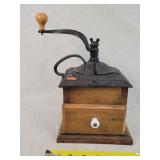Antique Wooden Coffee Grinder