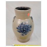 Rowe Pottery Salt Glazed Canister 14"t No Lid
