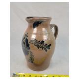 Rowe Pottery Water Pitcher 9"t