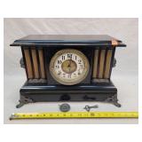 Antique Gilbert Mantle Clock - Windup - 17"