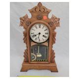 New Haven Walnut Windup Mantle Clock