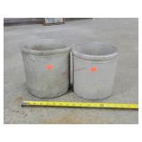 2- 1 Gallon Stoneware Crocks - Dirty