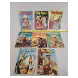 8  Vintage Dell ROY ROGERS Comic Books