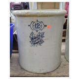 Monmouth Pottery 15 Gallon Crock - Glazed Chips